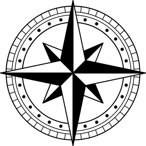 Rosa de los Vientos - Emblema de VolgaTours